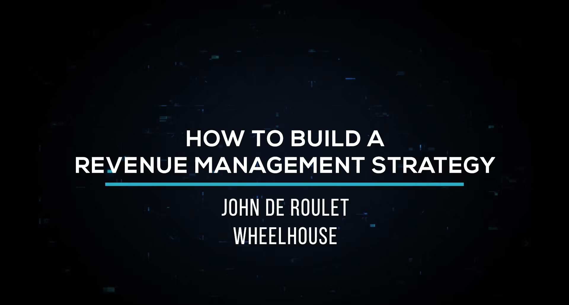 How to Build a Revenue Management Strategy - Data & Revenue Management ...